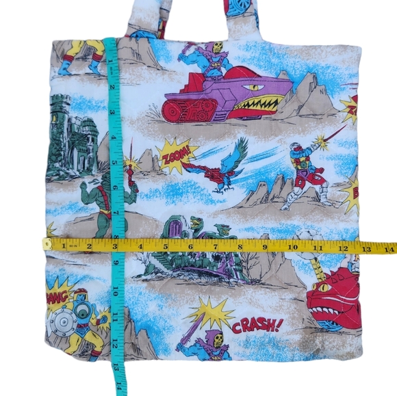 Masters of the Universe He Man Tote Bag Hand Made Quilted - Picture 7 of 8